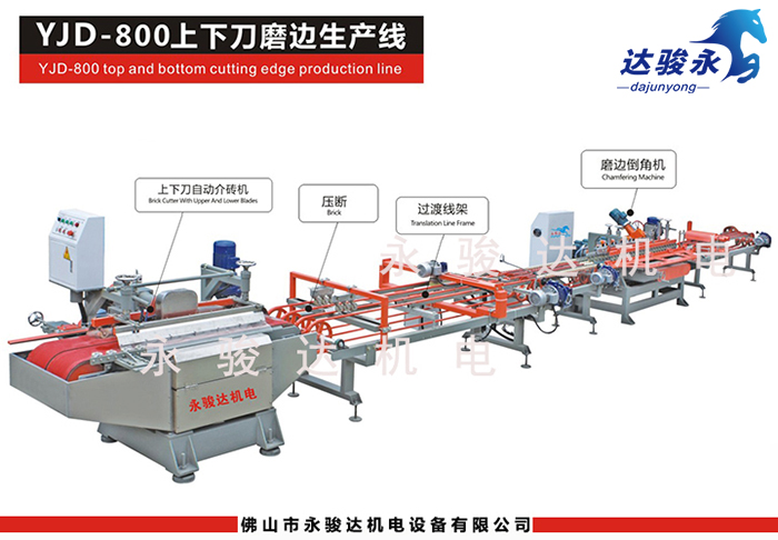 YJD-800上下刀磨边生产线